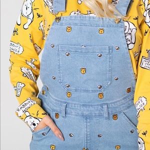 Cakeworthy Winnie The Pooh Overall Shorts